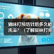 猫咪打预防针后多久能洗澡？（了解猫咪打完疫苗后的洗澡时间和注意事项）