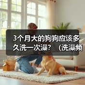 3个月大的狗狗应该多久洗一次澡?(洗澡频率对3个月大的狗狗的健康有何影响?)(图3) 3个月大的狗狗应该多久洗一次澡?(洗澡频率对3个月大的狗狗的健康有何影响?)(图3)