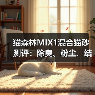 猫森林MIX1混合猫砂测评：除臭、粉尘、结团全面解析（图2）