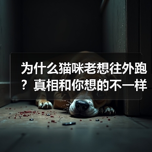 为什么猫咪老想往外跑？真相和你想的不一样（附解决办法）（图1）