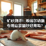 矿砂测评！希瑞尔幼猫专用启蒙猫砂好用吗？（图3）