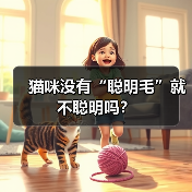 猫咪没有“聪明毛”就不聪明吗?(图1) 猫咪没有“聪明毛”就不聪明吗?(图1)