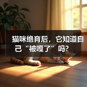 猫咪绝育后，它知道自己“被嘎了”吗？