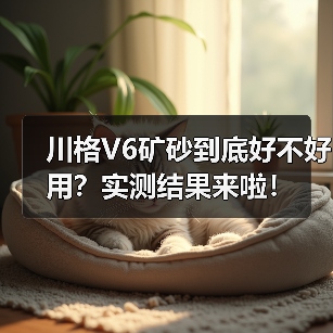 川格V6矿砂到底好不好用?实测结果来啦!(图4) 川格V6矿砂到底好不好用?实测结果来啦!(图4)