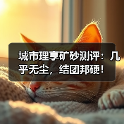 城市理享矿砂测评:几乎无尘,结团邦硬!(图4) 城市理享矿砂测评:几乎无尘,结团邦硬!(图4)