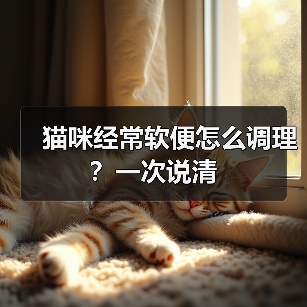 猫咪经常软便怎么调理？一次说清