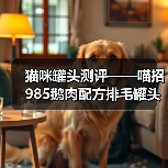 猫咪罐头测评——喵招985鹅肉配方排毛罐头(图1) 猫咪罐头测评——喵招985鹅肉配方排毛罐头(图1)