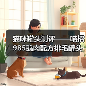 猫咪罐头测评——喵招985鹅肉配方排毛罐头(图2) 猫咪罐头测评——喵招985鹅肉配方排毛罐头(图2)