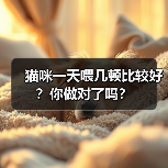 猫咪一天喂几顿比较好?你做对了吗? 猫咪一天喂几顿比较好?你做对了吗?