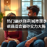 热门猫砂测评|城市理享碳晶混合猫砂实力大揭秘！（图3）