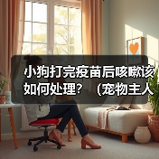 小狗打完疫苗后咳嗽该如何处理？（宠物主人必看，小狗咳嗽的治疗和预防措施）