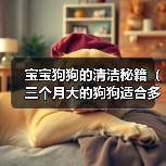 宝宝狗狗的清洁秘籍(三个月大的狗狗适合多久洗一次澡?)(图3) 宝宝狗狗的清洁秘籍(三个月大的狗狗适合多久洗一次澡?)(图3)