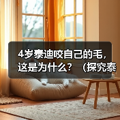4岁泰迪咬自己的毛，这是为什么？（探究泰迪咬毛的原因及解决方法）