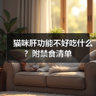 猫咪肝功能不好吃什么?附禁食清单(图2) 猫咪肝功能不好吃什么?附禁食清单(图2)