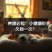 养猫必知!小猫猫砂多久换一次?(图2) 养猫必知!小猫猫砂多久换一次?(图2)