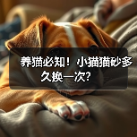养猫必知!小猫猫砂多久换一次?(图4) 养猫必知!小猫猫砂多久换一次?(图4)