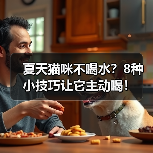 夏天猫咪不喝水？8种小技巧让它主动喝！