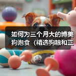 如何为三个月大的博美狗泡食（精选狗粮和正确泡法，让宠物更健康）（图4）