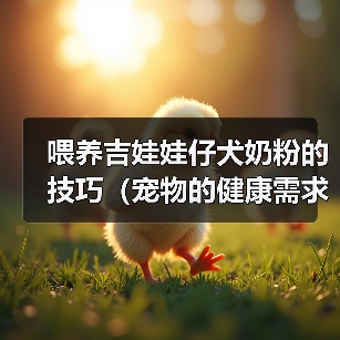 喂养吉娃娃仔犬奶粉的技巧（宠物的健康需求和喂养技巧）