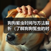 狗狗驱虫时间与方法解析(了解狗狗驱虫的时间表和适用方法,守护爱宠健康)(图2) 狗狗驱虫时间与方法解析(了解狗狗驱虫的时间表和适用方法,守护爱宠健康)(图2)