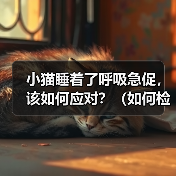 小猫睡着了呼吸急促,该如何应对?(如何检查小猫的呼吸状况?常见的呼吸急促原因及其解决方法。)(图2) 小猫睡着了呼吸急促,该如何应对?(如何检查小猫的呼吸状况?常见的呼吸急促原因及其解决方法。)(图2)