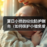 夏日小猫的蚊虫防护指南(如何保护小猫免受蚊虫叮咬的伤害?)(图2) 夏日小猫的蚊虫防护指南(如何保护小猫免受蚊虫叮咬的伤害?)(图2)