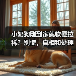 小奶狗刚到家就软便拉稀?别慌,真相和处理方法在这里!(图2) 小奶狗刚到家就软便拉稀?别慌,真相和处理方法在这里!(图2)