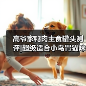 高爷家鸭肉主食罐头测评|超级适合小鸟胃猫咪！