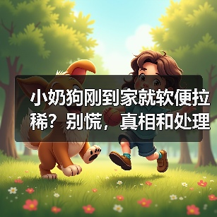 小奶狗刚到家就软便拉稀?别慌,真相和处理方法在这里!(图4) 小奶狗刚到家就软便拉稀?别慌,真相和处理方法在这里!(图4)