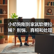 小奶狗刚到家就软便拉稀?别慌,真相和处理方法在这里!(图3) 小奶狗刚到家就软便拉稀?别慌,真相和处理方法在这里!(图3)