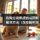 狗狗分离焦虑的成因和解决方法(深度解析宠物狗狗分离焦虑症状、原因及治疗方法)(图1) 狗狗分离焦虑的成因和解决方法(深度解析宠物狗狗分离焦虑症状、原因及治疗方法)(图1)