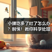 小猫吃多了吐了怎么办?别慌!教你科学处理(图4) 小猫吃多了吐了怎么办?别慌!教你科学处理(图4)