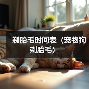 剃胎毛时间表(宠物狗剃胎毛)(图4) 剃胎毛时间表(宠物狗剃胎毛)(图4)