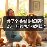 养了个毛孩猫粮测评：29一斤的国产粮划算吗？
