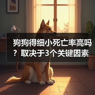 狗狗得细小死亡率高吗？取决于3个关键因素