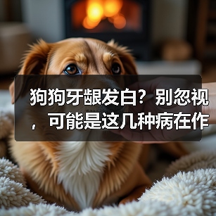 狗狗牙龈发白？别忽视，可能是这几种病在作祟