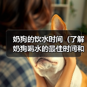 奶狗的饮水时间（了解奶狗喝水的最佳时间和频率）（图2）