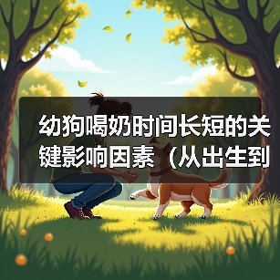 幼狗喝奶时间长短的关键影响因素（从出生到断奶，幼狗喝奶的时间和需求变化）（图3）