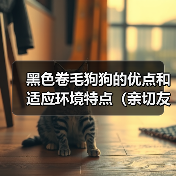 黑色卷毛狗狗的优点和适应环境特点（亲切友善、适合家庭生活的黑色卷毛狗狗）（图3）