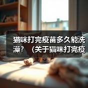 猫咪打完疫苗多久能洗澡？（关于猫咪打完疫苗后洗澡的时间和注意事项）（图1）
