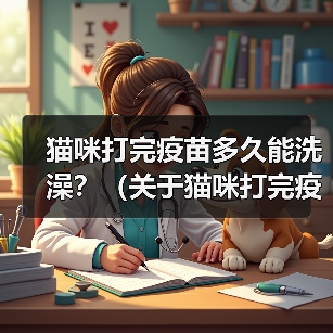 猫咪打完疫苗多久能洗澡？（关于猫咪打完疫苗后洗澡的时间和注意事项）（图3）