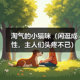 淘气的小猫咪（闲逛成性，主人们头疼不已）（图1）
