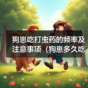 狗崽吃打虫药的频率及注意事项(狗崽多久吃一次打虫药?)(图1) 狗崽吃打虫药的频率及注意事项(狗崽多久吃一次打虫药?)(图1)