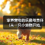 家养宠物的乐趣与责任(从一只小宠物开始,与他共同成长)(图4) 家养宠物的乐趣与责任(从一只小宠物开始,与他共同成长)(图4)