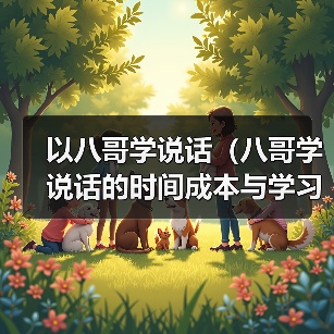 以八哥学说话（八哥学说话的时间成本与学习效率）（图3）