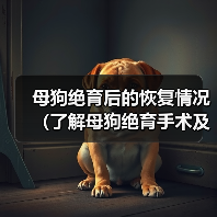 母狗绝育后的恢复情况（了解母狗绝育手术及恢复时间，让你放心养宠物）（图1）