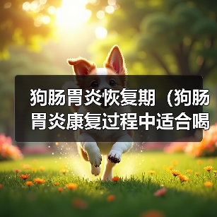 狗肠胃炎恢复期（狗肠胃炎康复过程中适合喝水的时间和方式）（图4）