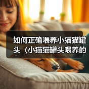 如何正确喂养小猫猫罐头（小猫猫罐头喂养的技巧与注意事项）（图3）