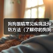 狗狗眼睛常见疾病及预防方法(了解你的狗狗眼睛的常见问题,提前预防疾病!)(图1) 狗狗眼睛常见疾病及预防方法(了解你的狗狗眼睛的常见问题,提前预防疾病!)(图1)