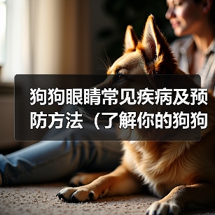 狗狗眼睛常见疾病及预防方法(了解你的狗狗眼睛的常见问题,提前预防疾病!)(图2) 狗狗眼睛常见疾病及预防方法(了解你的狗狗眼睛的常见问题,提前预防疾病!)(图2)